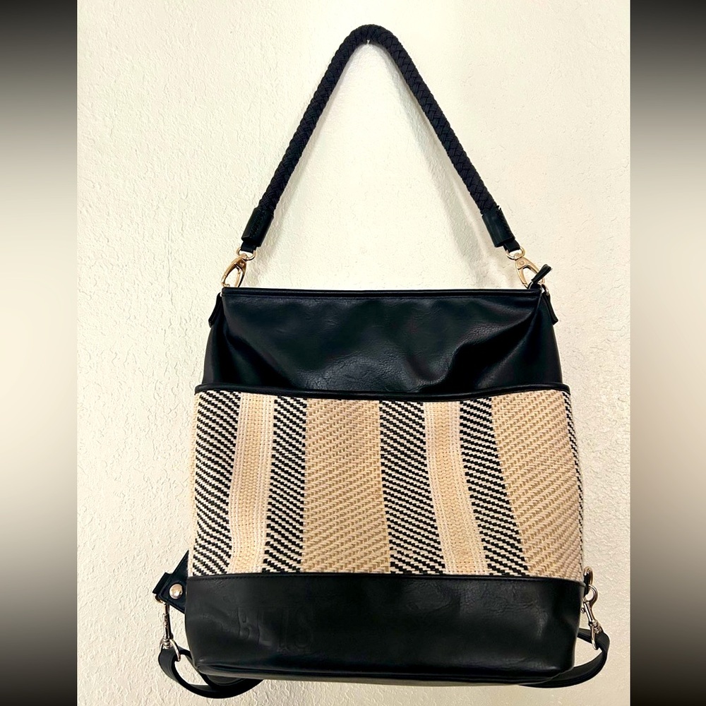 BEIS Naturals collection convertible backpack